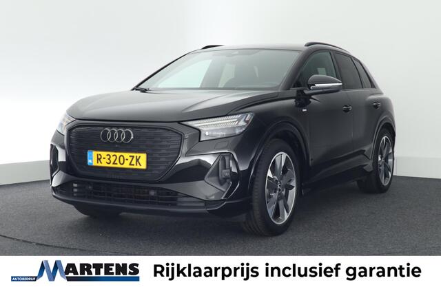 Audi Q4 e-tron 40 S edition 204pk 77 kWh SOH 94% Trekhaak Camera Leder Sonos Virtual Cockpit Navigatie S-Line