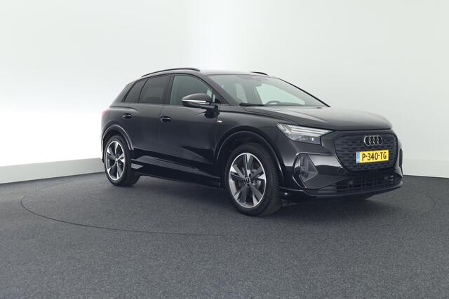 Audi Q4 e-tron 40 204pk S Edition 77 kWh Camera Stoelverwarming Ambianceverlichting ACC Virtual Cockpit Navigatie S-Line