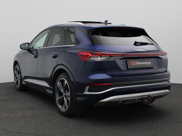 Audi Q4 e-tron 50 quattro Launch edition S Competition 77 kWh SOH 89,74%, Panoramadak, Trekhaak, Stoelverwarming, Navi, Achteruitrijcamera, 20" LM Velgen