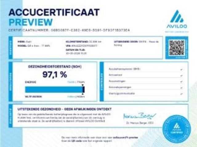 Audi Q4 e-tron 40 204pk Advanced edition 77 kWh · SOH 97,1 · Camera · Apple/Android Car Play · Navigatie · Dodehoek Detectie · 19'' Inch ·