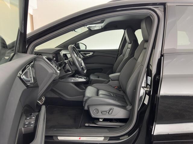 Audi Q4 e-tron 40 Launch edition S Competition 77 kWh [3-Fase-11kW] {SoH-89%} (INCL-BTW) (INCL.BTW) *HEAT-PUMP | HEAD-UP | LEATHER | MATRIX-LED | SONOS-SOUND | ADAPTIVE-CRUISE | HEATED-SPORTSEATS | AMBIENT-LIGHT | DIGI-COCKPIT | CAMERA | KEYLESS | DAB+ | TOWBAR | 20''AL