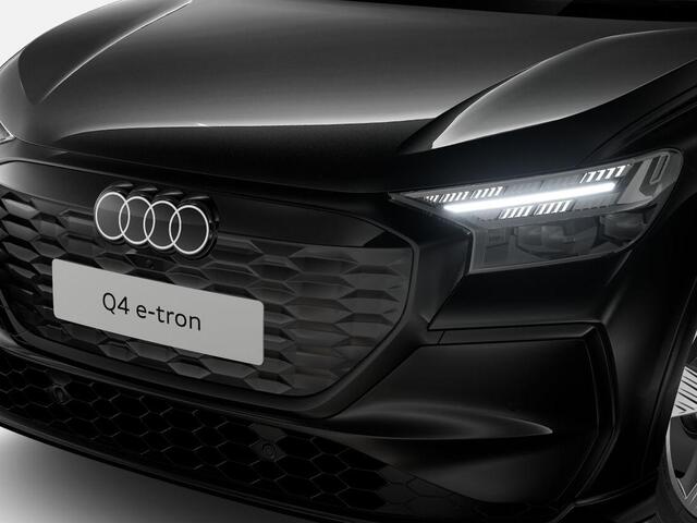 Audi Q4 e-tron Advanced edition 63 kWh · Trekhaak elek. wegklapbaar · Lendensteunen · Opberg en bagageruimtepakket