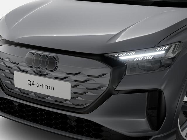 Audi Q4 e-tron S edition 204 PK · Trekhaak elek. wegklapbaar · Lendensteunen · Opberg- en bagageruimtepakket