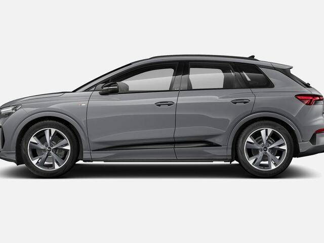 Audi Q4 e-tron S edition 204 PK · Trekhaak elek. wegklapbaar · Lendensteunen · Opberg- en bagageruimtepakket