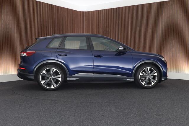 Audi Q4 e-tron 45 265pk quattro Advanced edition 77 kWh Matrix LED Leder Keyless Sonos Stoelverwarming Navigatie