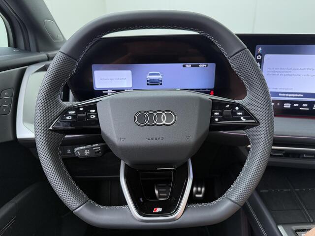 Audi Q4 e-tron S edition quattro performance 82 kWh - 340 PK / Dynamiekpakket plus / Augmented reality head-up display / S-line-interieur met sportstoelen en zwarte stoffen-kunstlederen bekleding / Lichtpakket plus met ambient lighting/ Matrix led koplampen / Panoramada