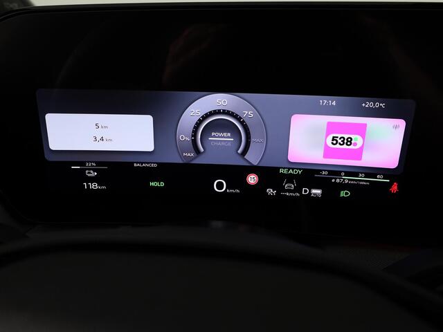 Audi Q4 e-tron S edition quattro performance 82 kWh 340pk | Panoramadak | 1 inch Lichtmetalen velgen | Akoestisch glas | Head up Display | Elek.verst.best.stoel geheugen | Lederen bekleding