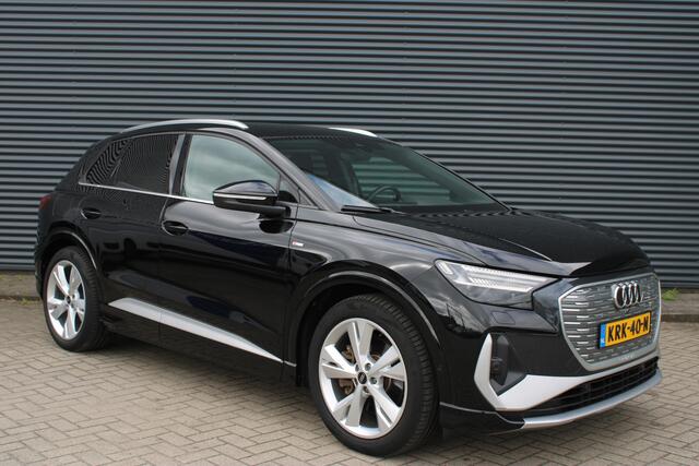 Audi Q4 e-tron 40 S edition 77 kWh S-Line Camera Adaptive-Cruise Navigatie Stoelverwarming Led