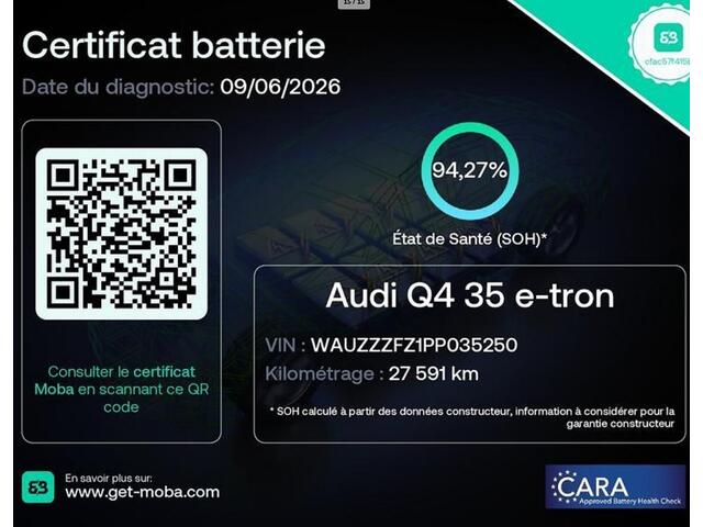 Audi Q4 e-tron 35 S-Line 2x 55kWh *SOH 94.2%*