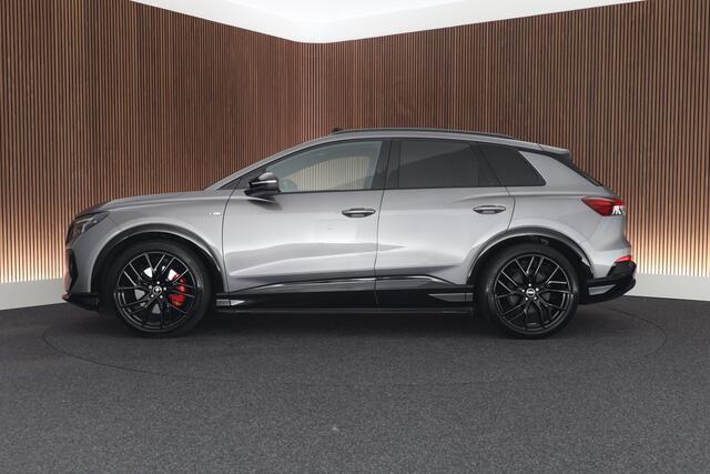 Audi Q4 e-tron 40 204pk Launch edition S Competition 77 kWh Panoramadak Trekhaak Leder ACC Sonos HUD Matrix Camera Memory Navigatie S-Line