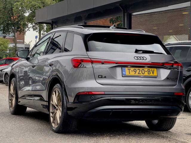 Audi Q4 e-tron 50 QUATTRO 3X S-LINE COMPETITION-EDITION 77 KWH/300PK LEDER NAVI CAMERA DIGI-DASH APPLE-CARPLAY LED LMV-20INCHE PDC