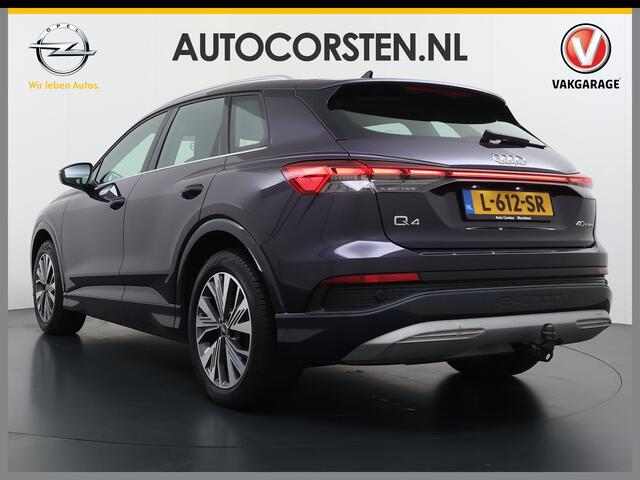 Audi Q4 e-tron 40 Launch Edition Advanced 82kWh Trekhaak Sportstoelen+Verwarmd Apple Carplay Android Auto Navi Ecc Pdc Elek.Achterklep Matrix Led Cruise Control Lmv 19" Isofix DAB 1.000KG Trekgewicht 1e Eigenaar Origineel Nederlandse Auto