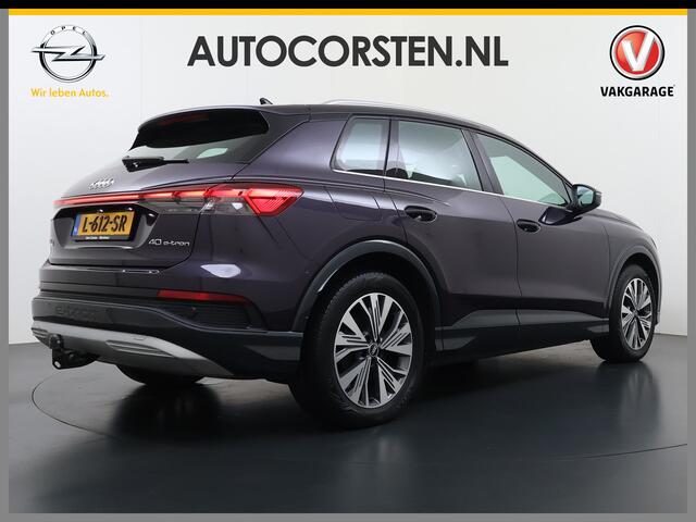 Audi Q4 e-tron 40 Launch Edition Advanced 82kWh Trekhaak Sportstoelen+Verwarmd Apple Carplay Android Auto Navi Ecc Pdc Elek.Achterklep Matrix Led Cruise Control Lmv 19" Isofix DAB 1.000KG Trekgewicht 1e Eigenaar Origineel Nederlandse Auto