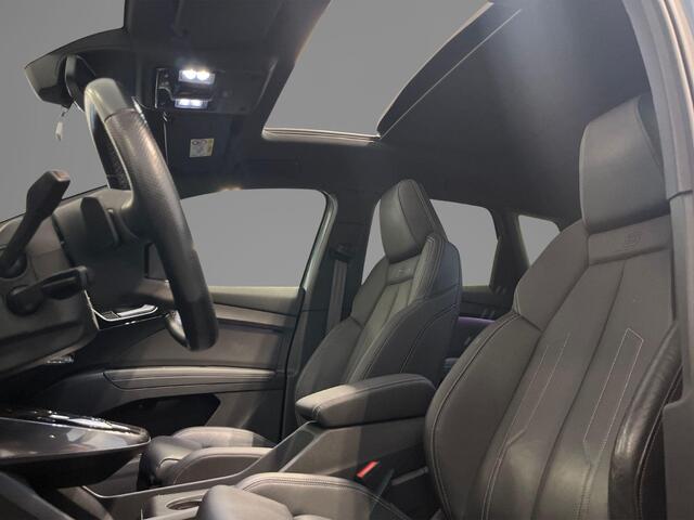Audi Q4 e-tron 50 299pk Quattro S Competition 77 kWh · SOH 93% · Panoramadak · Wegklapbare Trekhaak · Elek. Voorstoelen · Leder Interieur · 21'' Inch ·