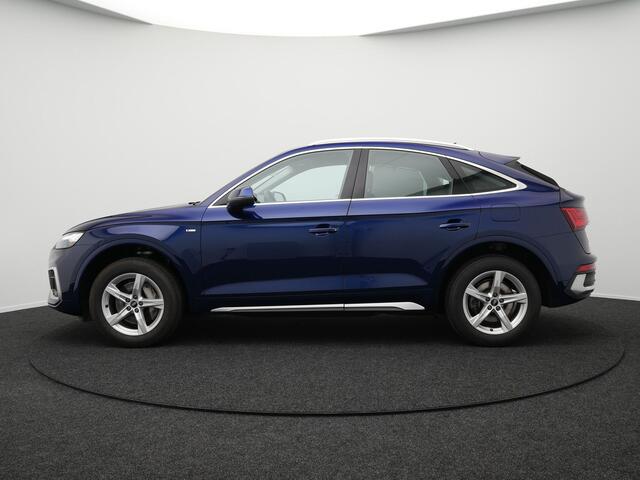 Audi Q5 Sportback 55 TFSI e Quattro S-Line Plug in Hybrid PHEV | Alcantara Sportstoelen | Trekhaak af Fabriek | Adaptive Cruise | Apple Carplay | Virtual | Navigatie | Camera | DAB | Stoelverwarming |