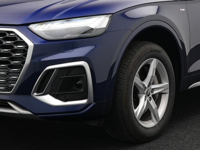 Audi Q5 Sportback 55 TFSI e Quattro S-Line Plug in Hybrid PHEV | Alcantara Sportstoelen | Trekhaak af Fabriek | Adaptive Cruise | Apple Carplay | Virtual | Navigatie | Camera | DAB | Stoelverwarming |