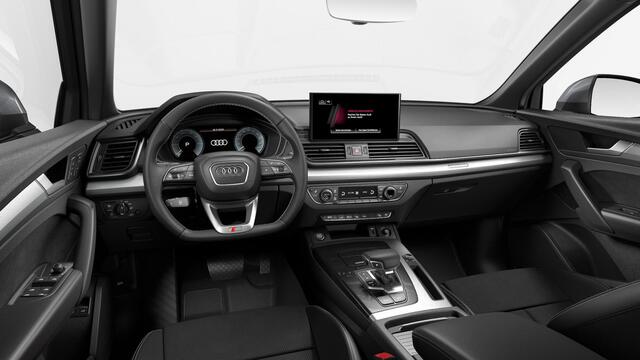 Audi Q5 50 TFSI e S edition S line interieur - Panoramadak - Optiekpakket zwart - Sportstoelen - Stoelen vóór verwarmbaar - Assistentiepakket Parking - Cruise control - Wegrijassistent - Comfortsleutel - Audi drive select -