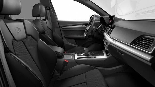 Audi Q5 50 TFSI e S edition S line interieur - Panoramadak - Optiekpakket zwart - Sportstoelen - Stoelen vóór verwarmbaar - Assistentiepakket Parking - Cruise control - Wegrijassistent - Comfortsleutel - Audi drive select -