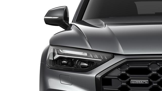 Audi Q5 50 TFSI e S edition S line interieur - Panoramadak - Optiekpakket zwart - Sportstoelen - Stoelen vóór verwarmbaar - Assistentiepakket Parking - Cruise control - Wegrijassistent - Comfortsleutel - Audi drive select -