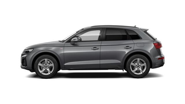Audi Q5 50 TFSI e S edition S line interieur - Panoramadak - Optiekpakket zwart - Sportstoelen - Stoelen vóór verwarmbaar - Assistentiepakket Parking - Cruise control - Wegrijassistent - Comfortsleutel - Audi drive select -