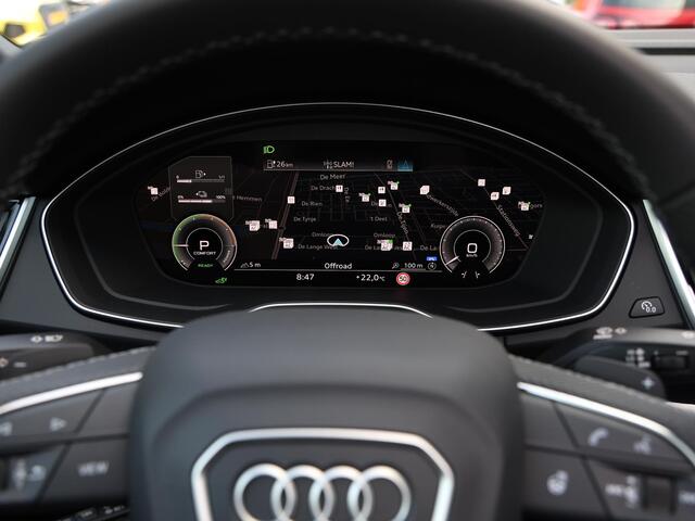 Audi Q5 S edition Competition 55 TFSI e 367pk | Pano | B&O | Keyless | 360° camera | Elek. bes. stoel | Adaptive Cruise | Dodehoekdetectie | 20" Velgen