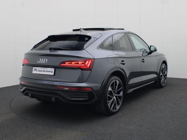 Audi Q5 Sportback 55 TFSIe 270kW/367PK S edition · Panoramadak · Leder · Apple Car Play · Camera · Trekhaak