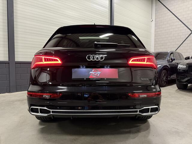 Audi Q5 55 TFSI e quattro Competition 367PK S-Line PANO/LUCHTVERING/TREKHAAK/360CAMERA/MASSAGE/KEYLESS/MATRIX/VIRTUAL/CARPLAY/SFEER/19"/PRIVACY/3X S-LINE/MYTHOSSCHWARZ METALLIC/VOLLEDIG AUDI DEALER HISTORIE