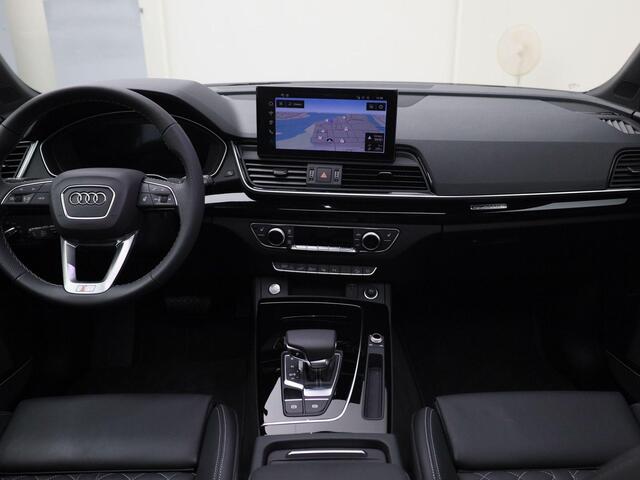 Audi Q5 Sportback 55 TFSIe 270kW/367PK S Line · Panoramadak · Leder · Trekhaak · Garantie tot september 2029 of 100000km.