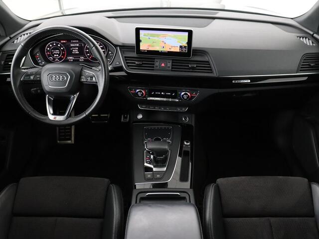 Audi Q5 2.0 TFSI quattro S Line | Stoelverwarming | Carplay | Half leder | Sportstoelen | Full LED | Navigatie | Achterbankverwarming | Park Assist | Virtual Cockpit