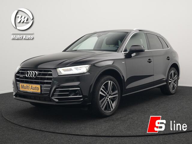 Audi Q5 55 TFSI e Quattro S Line Plug In Hybrid 367pk PHEV | Adaptive Cruise | Alcantara Sportstoelen Massage | 20"L.M | Keyless | DAB | Navi | Stoelverwarming | El. Achterklep |