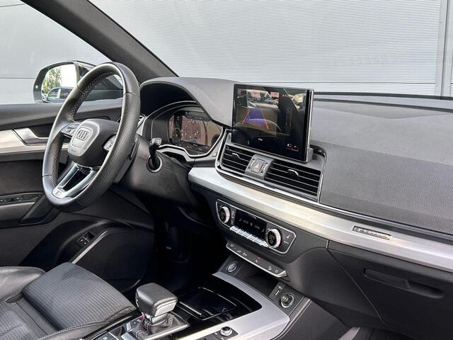 Audi Q5 50 TFSI e S edition 299 pk S-tronic | SOH 99% | Navigatie | Parkeersensoren | Achteruitrijcamera | Autom. airco (3 zones) | Lichtmetalen velgen 20" | S-Line |