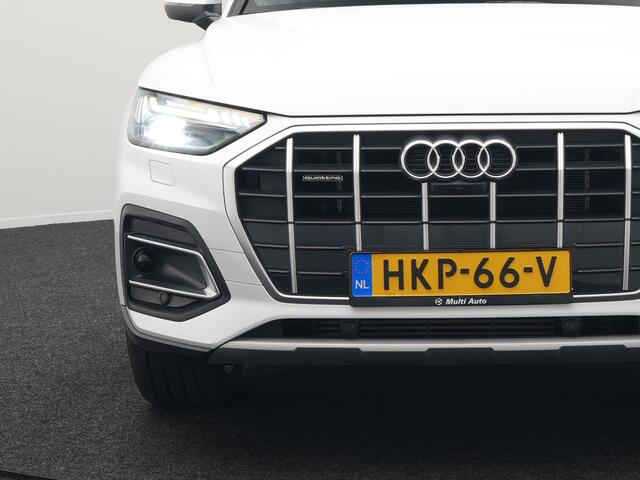 Audi Q5 50 TFSI e Pro Line Quattro Plug In Hybrid 299pk Dealer O.H. PHEV | Alcantara Sportstoelen Memory | Matrix LED Koplampen | Head Up | 360 Camera | Navigatie | Virtual | DAB | L.M. 20" |
