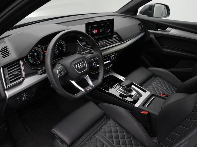Audi Q5 55 TFSI e 367 pk S-tronic S edition / S-Line | Panoramadak | Fijnnappa leder | Geheugenstoel | Matrix LED | Rondomzicht camera | Bang & Olufsen