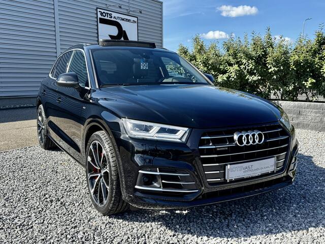 Audi Q5 55 TFSIe Quattro S-Line Pano|Luchtvering|ACC|Camera Zwart