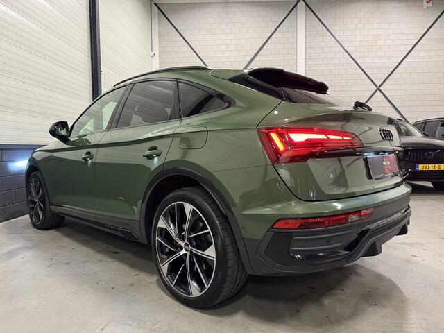 Audi Q5 Sportback 55 TFSI e S-Line 367PK DISTRIKTGRUN/PANO/LUCHTVERING/360CAMERA/LEER-SPORT/STANDKACHEL/21"AUDI-SPORT/BLACK-OPTIC/VOLLEDIG AUDI DEALER HISTORIE
