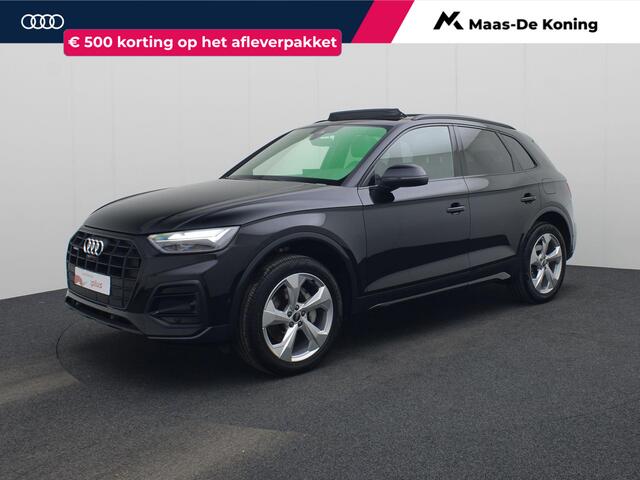 Audi Q5 50 TFSIe 220kW/299PK · Panoramadak · Trekhaak · 360°Camera + Parkeersensoren · Apple/Android Car Play · Garantie tot 01-11-2029 of 100.000km.