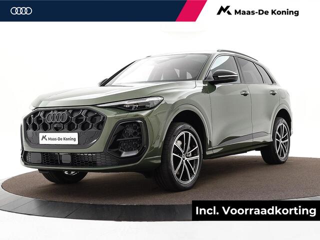 Audi Q5 2.0 TFSI e-hybrid quattro S edition 299 PK · Tech pro · Adaptieve luchtvering · Elek. wegklapbare trekhaak · Glazen panoramadak