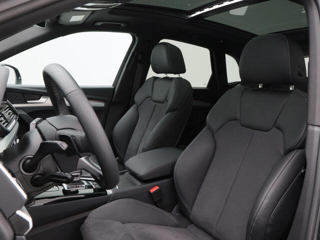 Audi Q5 55 TFSi e 367 Pk Automaat S-Line | Panoramadak | Adaptive Cruise | CarPlay | Stoelverwarming | Climate Control | Stuurverwarming | 360 camera | Trekhaak | 21 inch | 8.999 Km!!