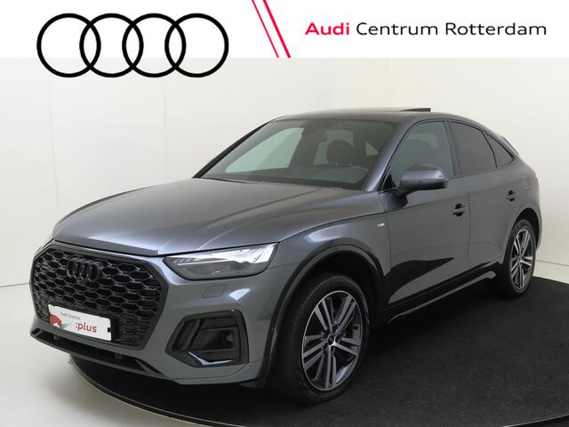 Audi Q5 Sportback 50 TFSI e S edition | Panoramadak | Trekhaak | 360 camera | Lederen bekleding 'Valcona' | Bang & Olufsen | Adaptieve cruise control | Keyless |