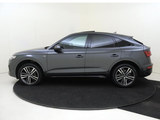 Audi Q5 Sportback 50 TFSI e S edition | Panoramadak | Trekhaak | 360 camera | Lederen bekleding 'Valcona' | Bang & Olufsen | Adaptieve cruise control | Keyless |