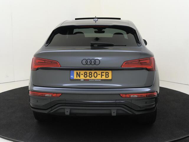Audi Q5 Sportback 50 TFSI e S edition | Panoramadak | Trekhaak | 360 camera | Lederen bekleding 'Valcona' | Bang & Olufsen | Adaptieve cruise control | Keyless |
