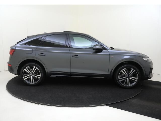 Audi Q5 Sportback 50 TFSI e S edition | Panoramadak | Trekhaak | 360 camera | Lederen bekleding 'Valcona' | Bang & Olufsen | Adaptieve cruise control | Keyless |