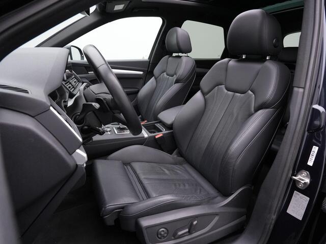 Audi Q5 55 TFSI e 367 pk S-tronic S-Line | Panoramadak | Trekhaak | Luchtvering | Twinleder | Elektr. verstelbare stoelen | Achteruitrijcamera