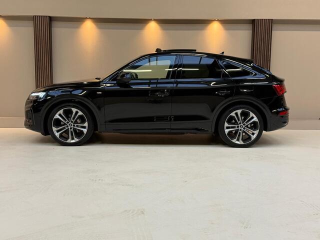 Audi Q5 Sportback 55 TFSI e S edition Competition Pano|B&O|360 Camera|Luchtvering|Trekhaak|Head Up|