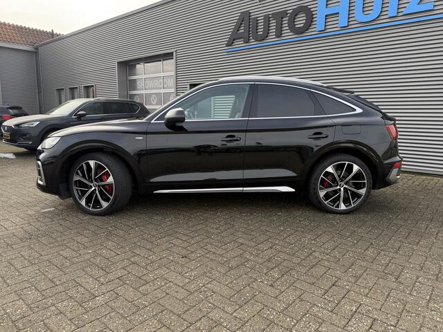 Audi Q5 Sportback 55 TFSI e S Line Luchtvering Trekhaak Panoramadak Achteruitrijcamera 21 Inch DAB Keyless Entry