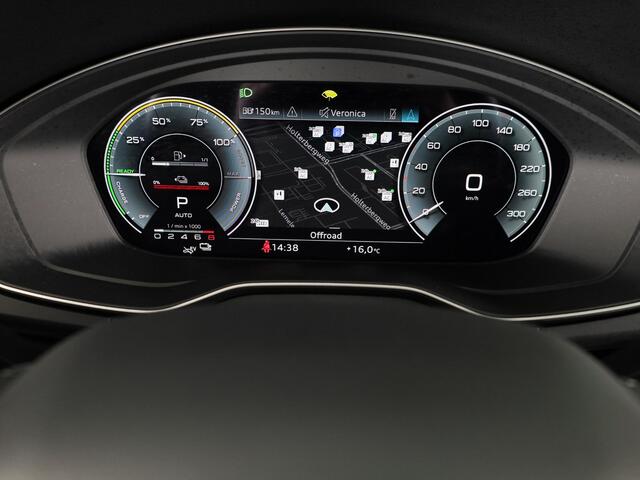 Audi Q5 50 TFSI e Advanced edition 299 pk S-tronic | Navigatie | Panoramadak | Parkeersensoren (Park assist) | Rondomzicht camera | Lederenbekleding | Stoelverwarming |