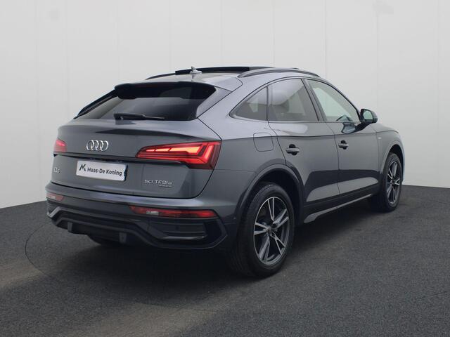 Audi Q5 Sportback 50 TFSIe 220kW/299PK S Line · Panorama dak · Trekhaak · 360°Camera · Head Up display