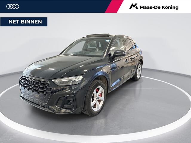 Audi Q5 50 TFSIe 299pk S-tronic S edition · Panoramadak · Keyless · Camera · Apple/Android Car Play · Zwart Optiek · 18'' Inch ·