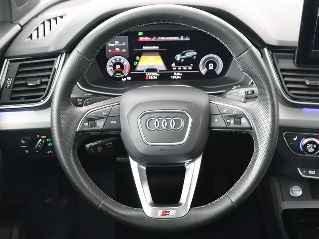 Audi Q5 Sportback 55 TFSIe S edition | Panoramadak | Bang & Olufsen | Stoelverwarming | Adaptive cruise | Luchtvering | Matrix LED | 21'' | Carplay | Half leder | Navigatie | Camera | PHEV | Plug In