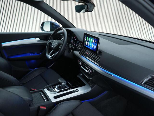 Audi Q5 50 TFSI e S edition |S line|matrix LED|ACC|virtual cockpit|elek. trekhaakl|22" lichtmetalen velgen|stoelverwarming voor & achter|stuurverwarming|achteruitrijcamera|carplay|dodehoekassistent|